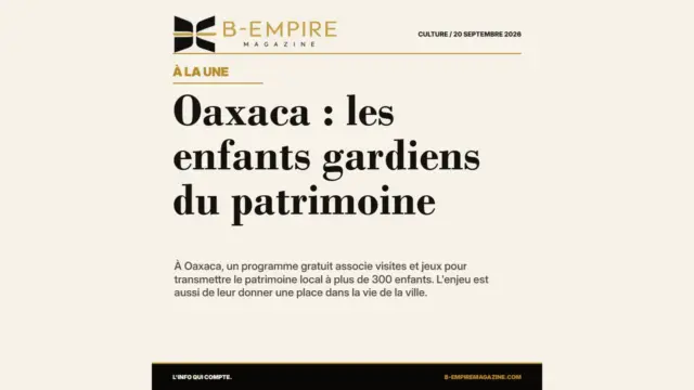 Oaxaca : les enfants gardiens du patrimoine