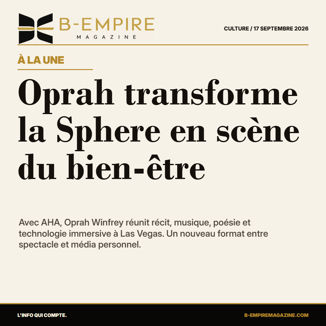 Oprah transforme la Sphere en scène du bien-être
