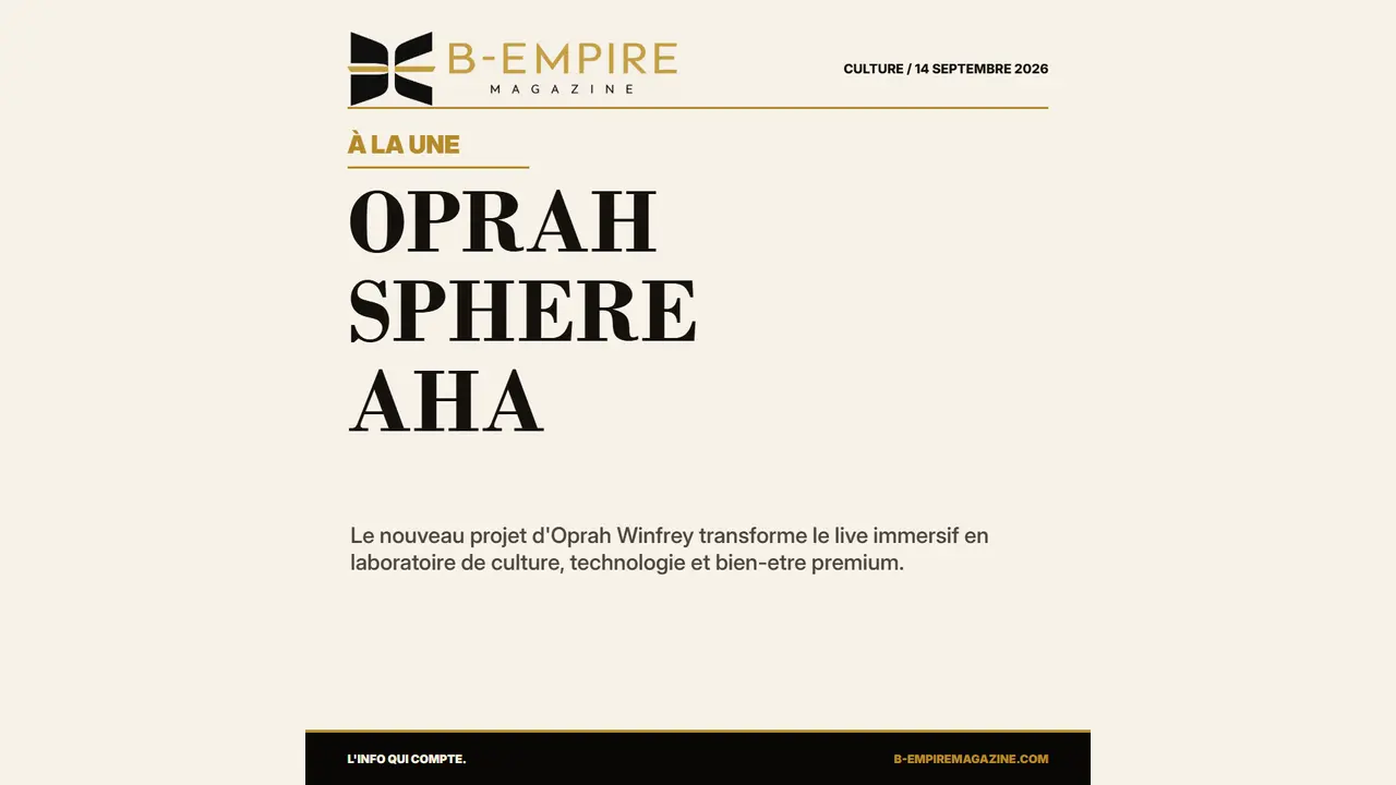 Oprah au Sphere : le bien-etre devient un spectacle premium