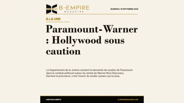 Paramount-Warner : Hollywood sous caution