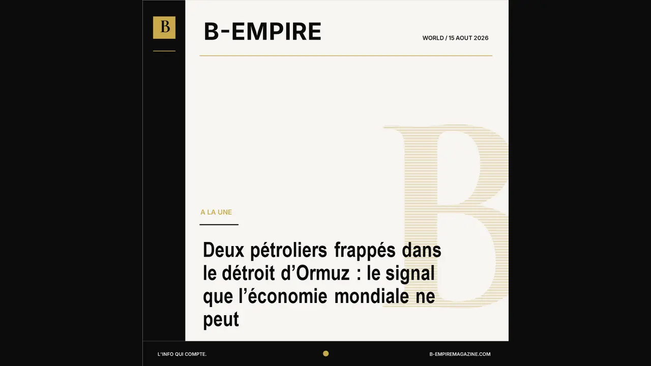 Deux pétroliers frappés dans le détroit d’Ormuz : le signal que l’économie mondiale ne peut