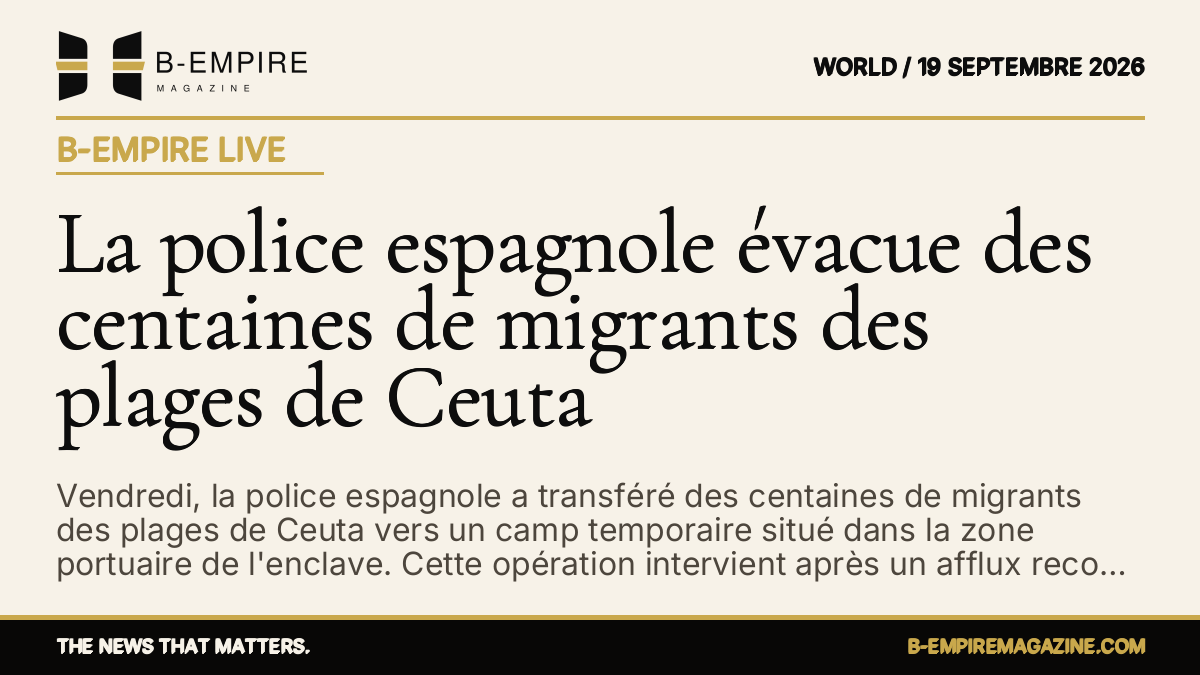 La police espagnole évacue des centaines de migrants des plages de Ceuta — B-Empire Live