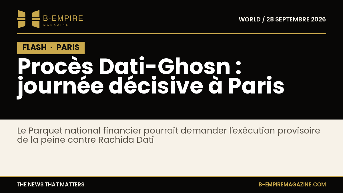 Visuel avec bloc noir marqué FLASH en lettres dorées et titre principal en encre noire sur fond papier.