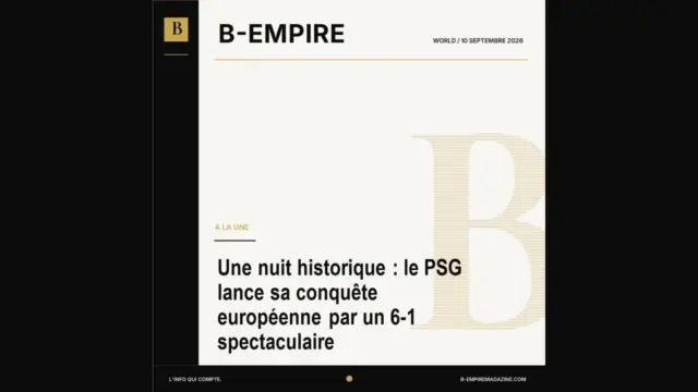 Une nuit historique : le PSG lance sa conquête européenne par un 6-1 spectaculaire