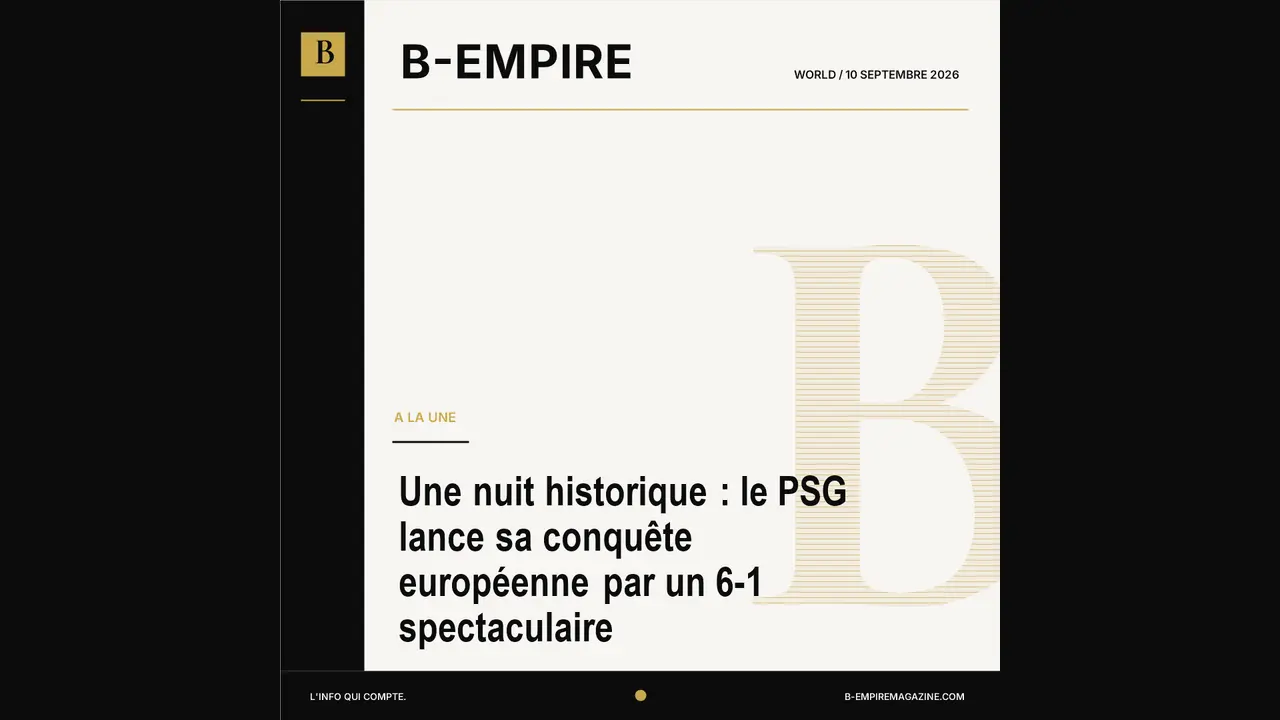 Une nuit historique : le PSG lance sa conquête européenne par un 6-1 spectaculaire