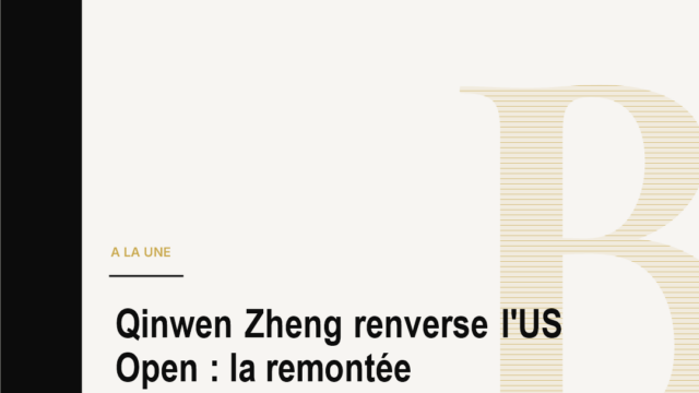 Qinwen Zheng renverse l'US Open : la remontée impossible qui secoue New York