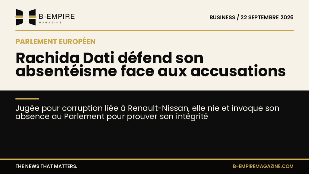 Portrait de Rachida Dati lors de son procès pour corruption au Parlement européen