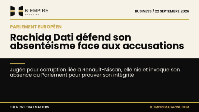 Portrait de Rachida Dati lors de son procès pour corruption au Parlement européen