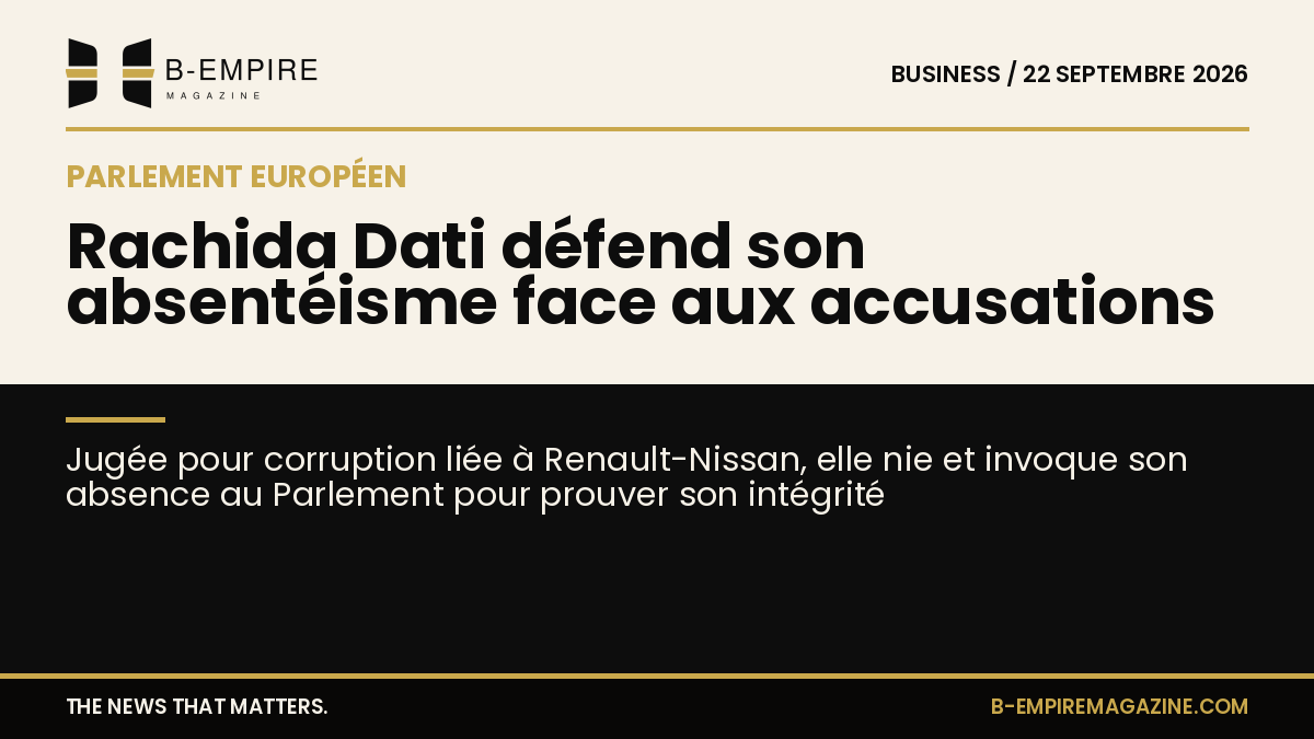 Portrait de Rachida Dati lors de son procès pour corruption au Parlement européen