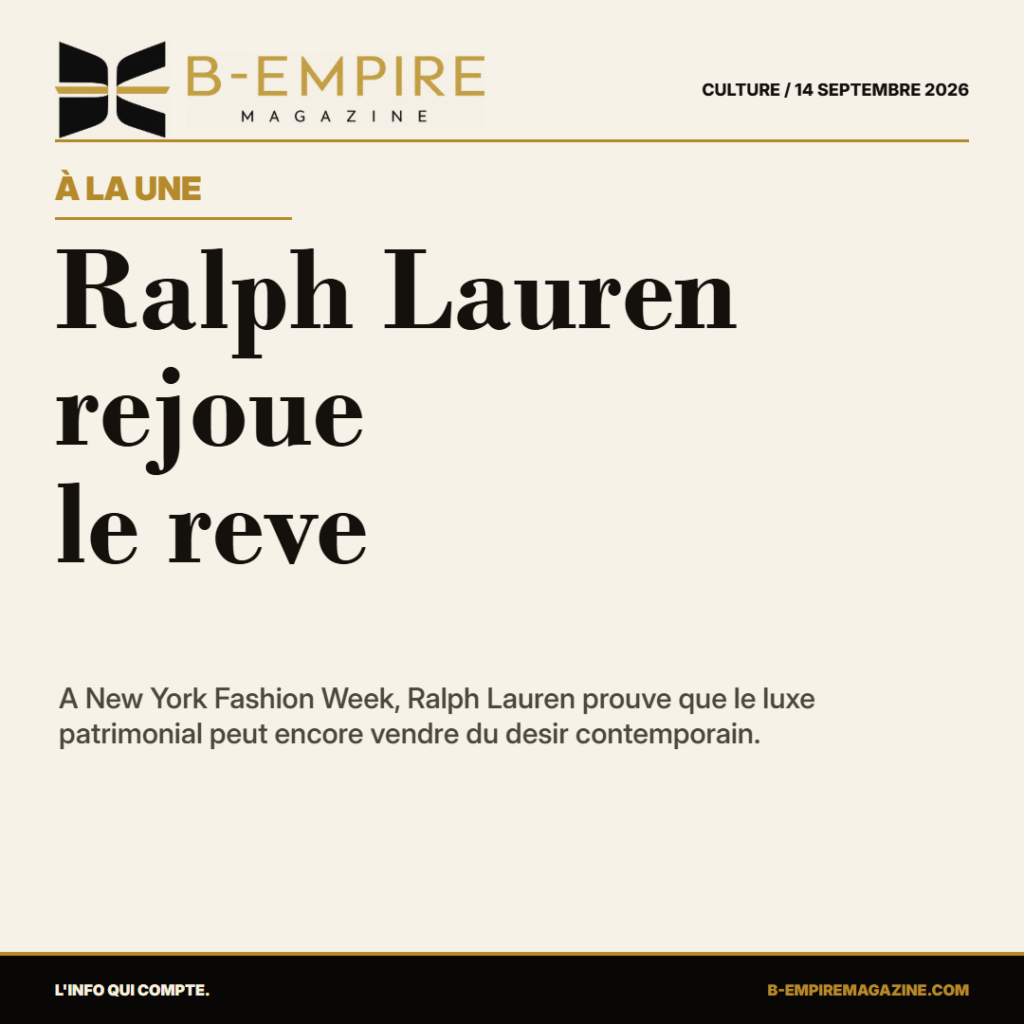 Ralph Lauren : a New York, le luxe patrimonial retrouve le pouvoir de la romance