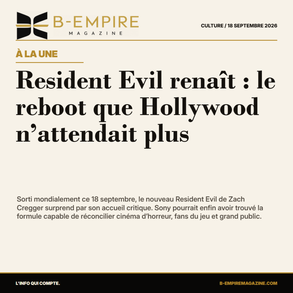 Resident Evil renaît : le reboot que Hollywood n’attendait plus
