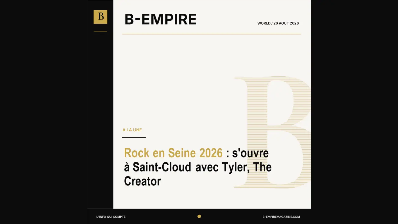 Rock en Seine 2026 : s'ouvre à Saint-Cloud avec Tyler, The Creator