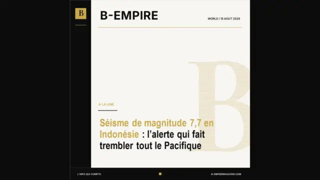 Séisme de magnitude 7,7 en Indonésie : l’alerte qui fait trembler tout le Pacifique
