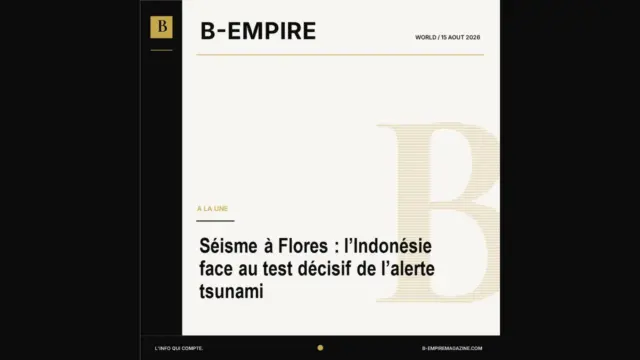 Séisme à Flores : l’Indonésie face au test décisif de l’alerte tsunami
