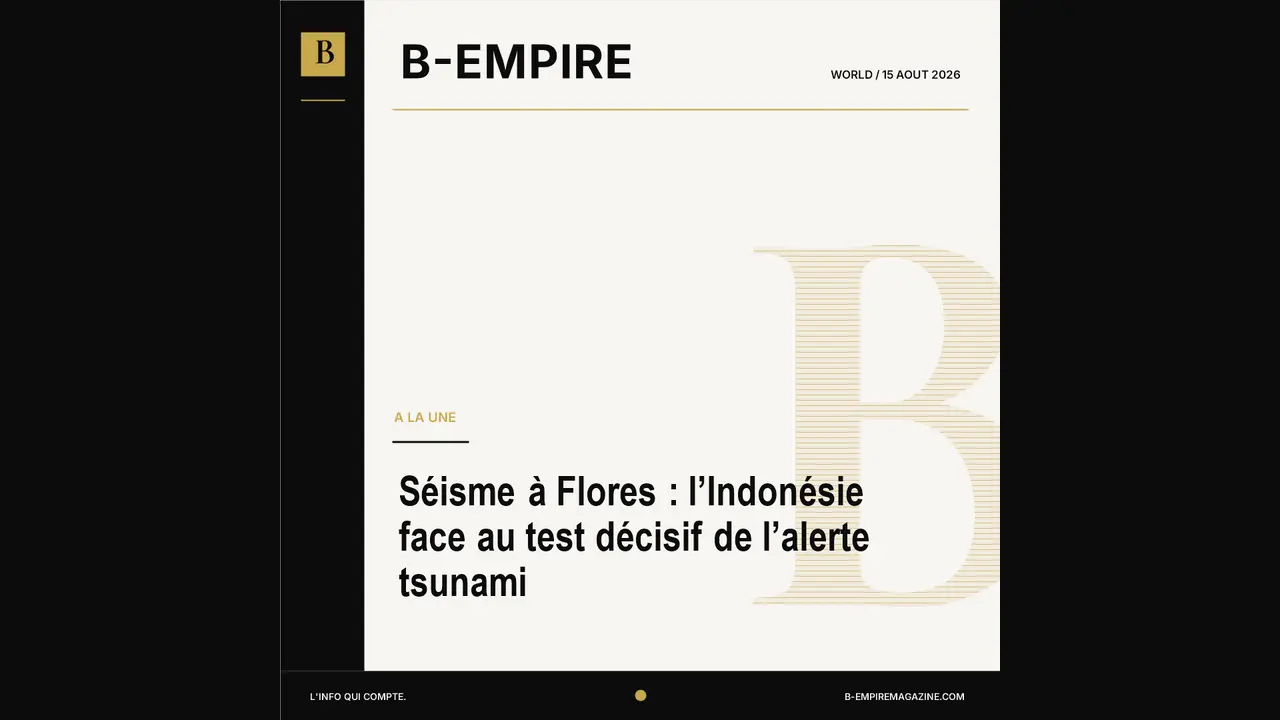 Séisme à Flores : l’Indonésie face au test décisif de l’alerte tsunami