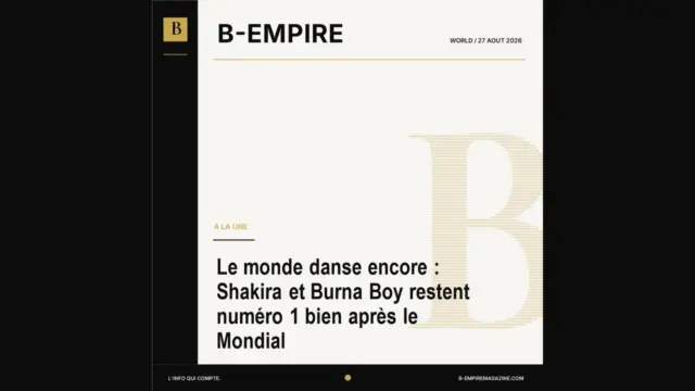 Le monde danse encore : Shakira et Burna Boy restent numéro 1 bien après le Mondial