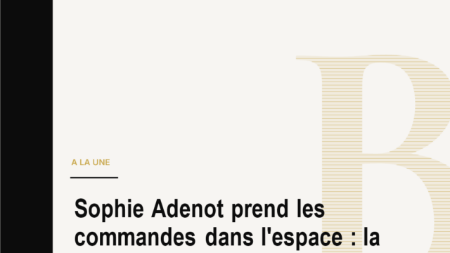 Sophie Adenot prend les commandes dans l'espace : la Française franchit un cap historique