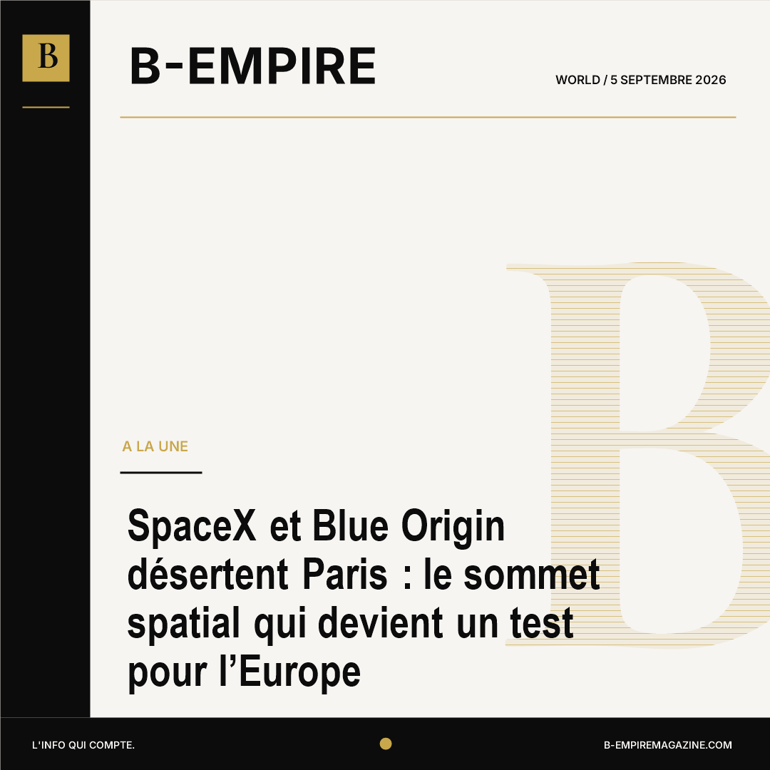 SpaceX et Blue Origin désertent Paris : le sommet spatial qui devient un test pour l’Europe