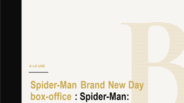 Spider-Man Brand New Day box-office : Spider-Man: Brand New Day reste numéro un six semaines
