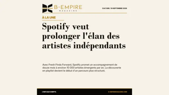Spotify veut prolonger l'élan des artistes indépendants