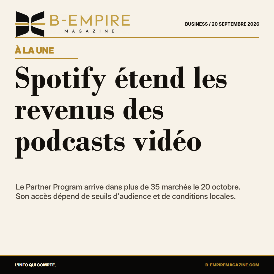 Spotify étend les revenus des podcasts vidéo