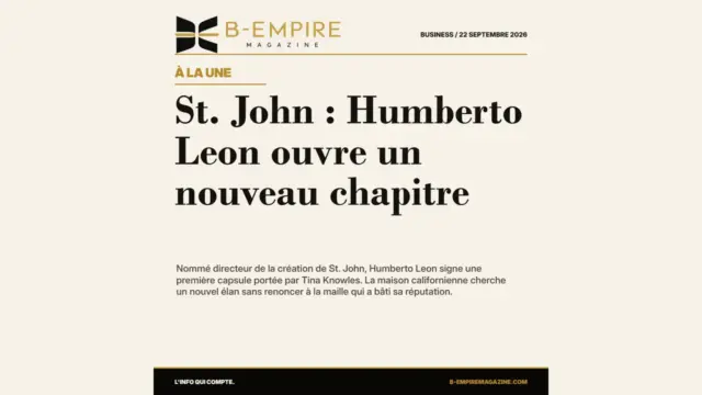 St. John confie ses archives à Humberto Leon et change de regard sur le luxe américain