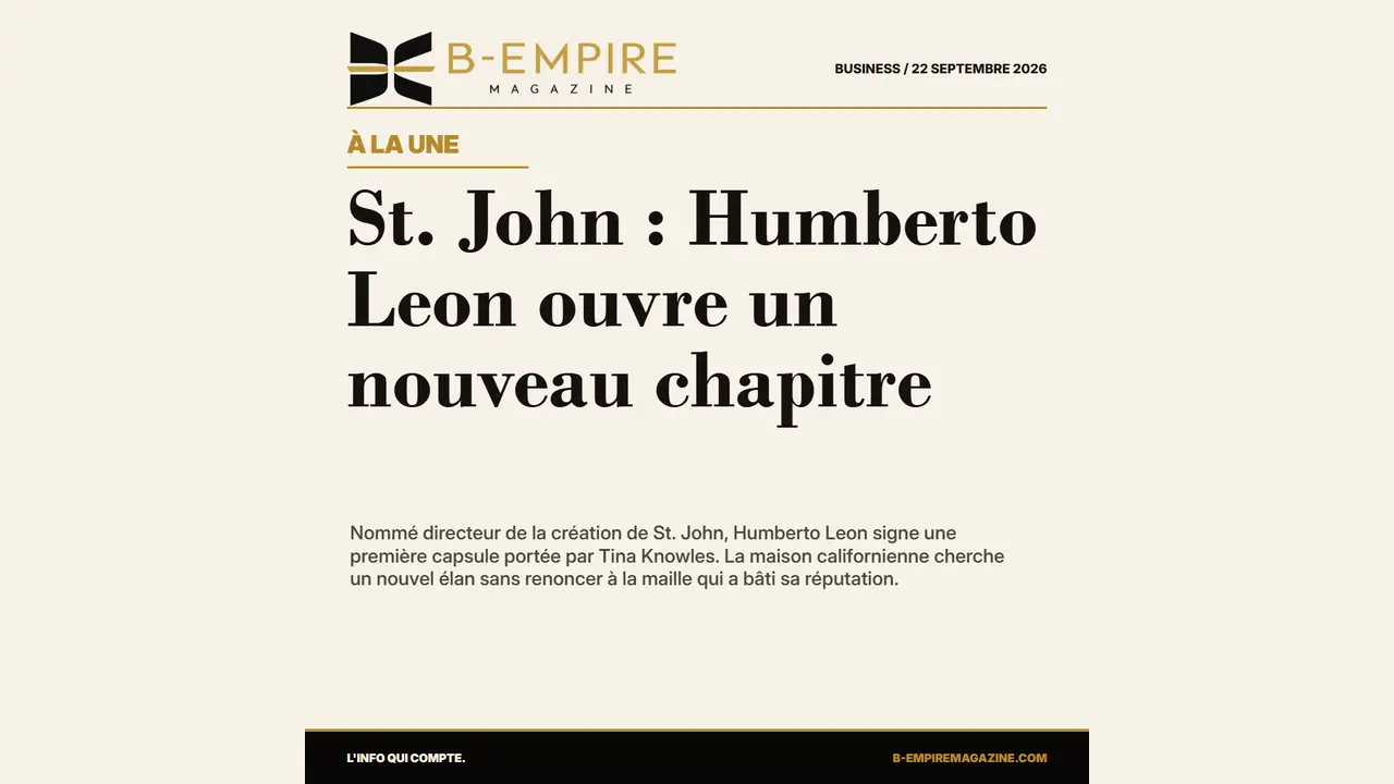 St. John confie ses archives à Humberto Leon et change de regard sur le luxe américain
