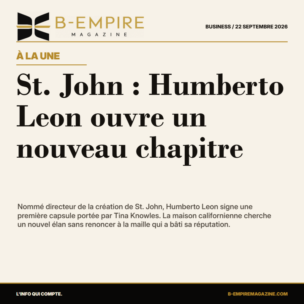 St. John confie ses archives à Humberto Leon et change de regard sur le luxe américain