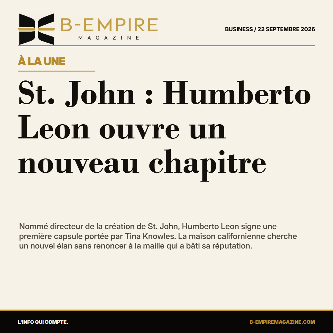 St. John confie ses archives à Humberto Leon et change de regard sur le luxe américain