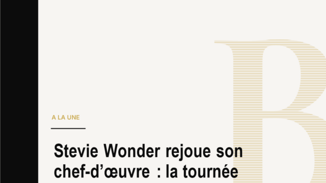 Stevie Wonder rejoue son chef-d’œuvre : la tournée anniversaire qui promet des nuits