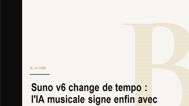 Suno v6 change de tempo : l'IA musicale signe enfin avec l'industrie