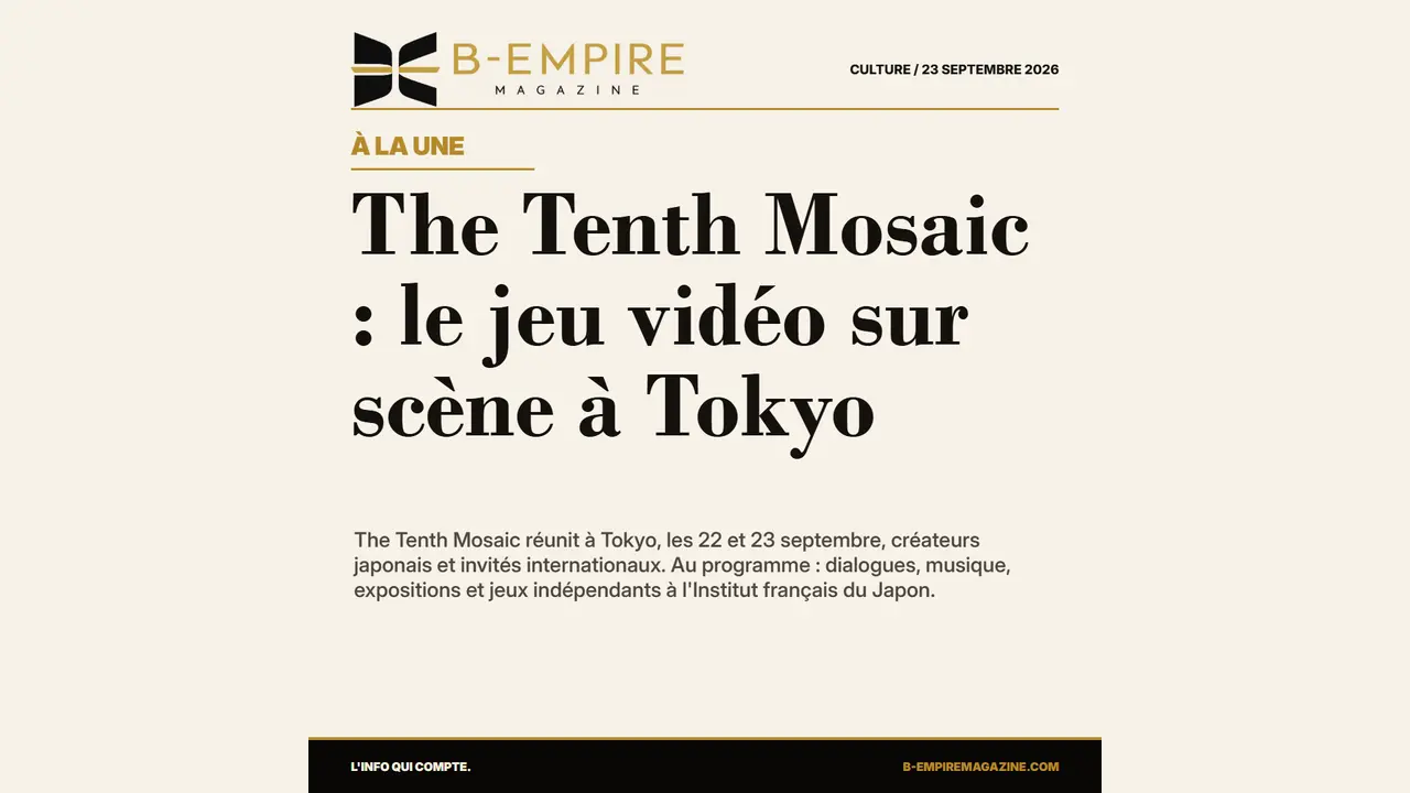 À Tokyo, The Tenth Mosaic expose le jeu vidéo comme un art vivant