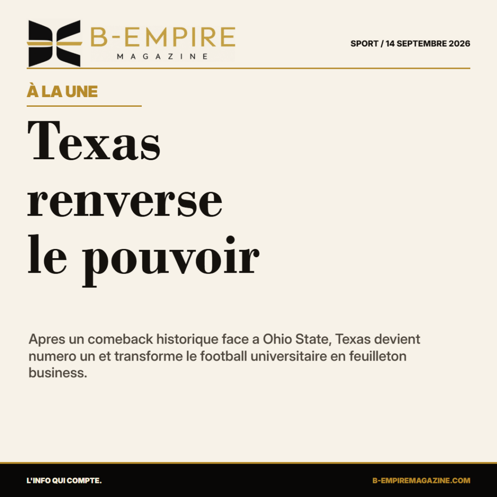 Texas numero un : le football universitaire transforme le comeback en empire mediatique