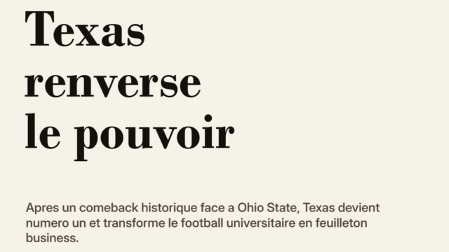 Texas numero un : le football universitaire transforme le comeback en empire mediatique