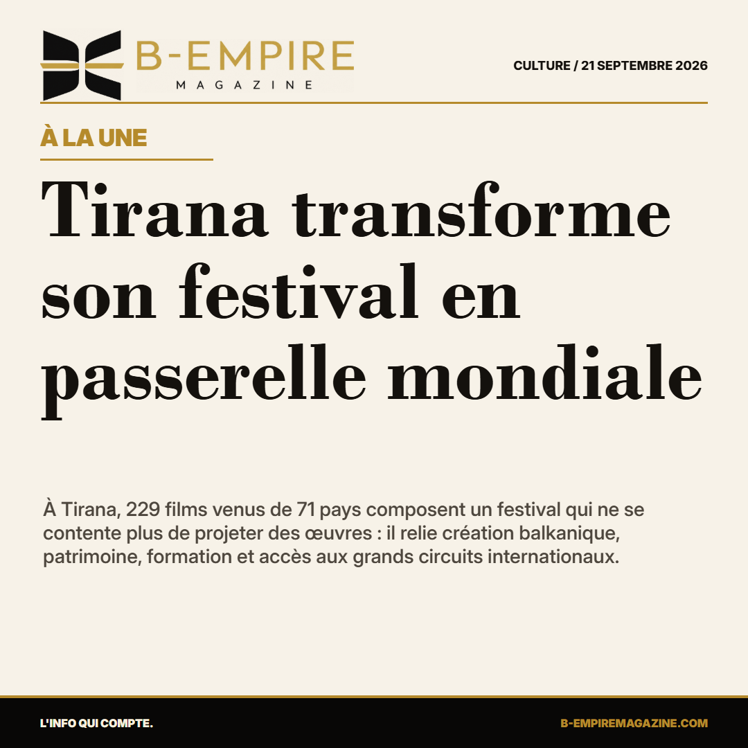 À Tirana, le cinéma des Balkans transforme un festival en infrastructure mondiale