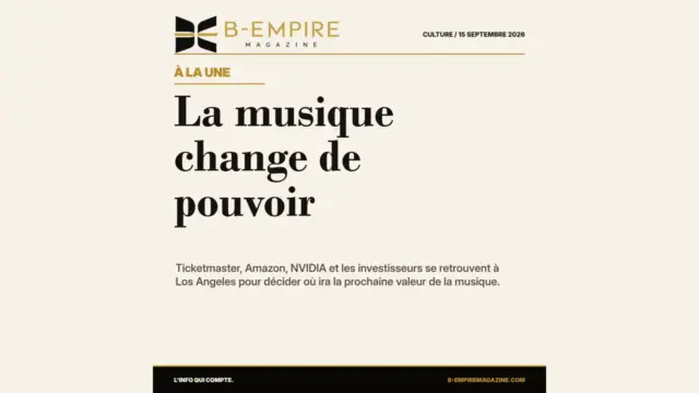 La musique entre dans une nouvelle bataille : le sommet qui réunit Ticketmaster, Amazon et