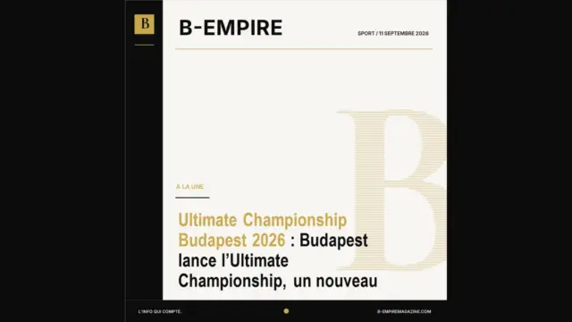 Ultimate Championship Budapest 2026 : Budapest lance l’Ultimate Championship, un nouveau