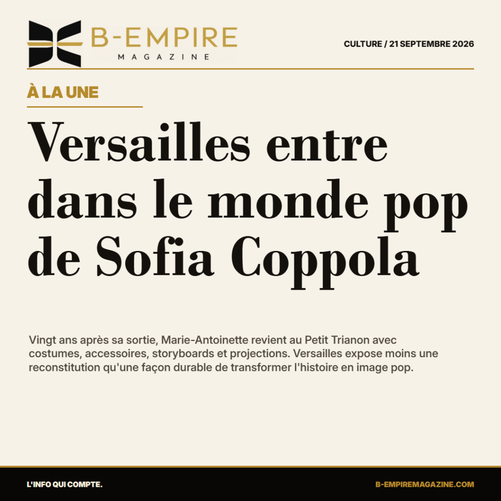 À Versailles, Marie-Antoinette de Sofia Coppola revient dans les lieux de son imaginaire