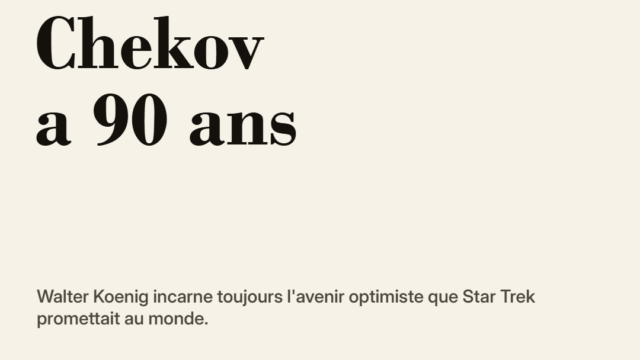 Walter Koenig fête ses 90 ans, l'héritage mondial de Chekov dans Star Trek
