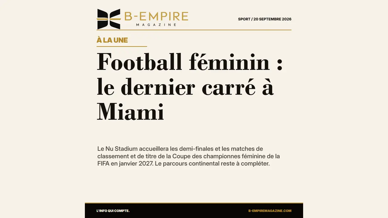Football féminin : le dernier carré à Miami
