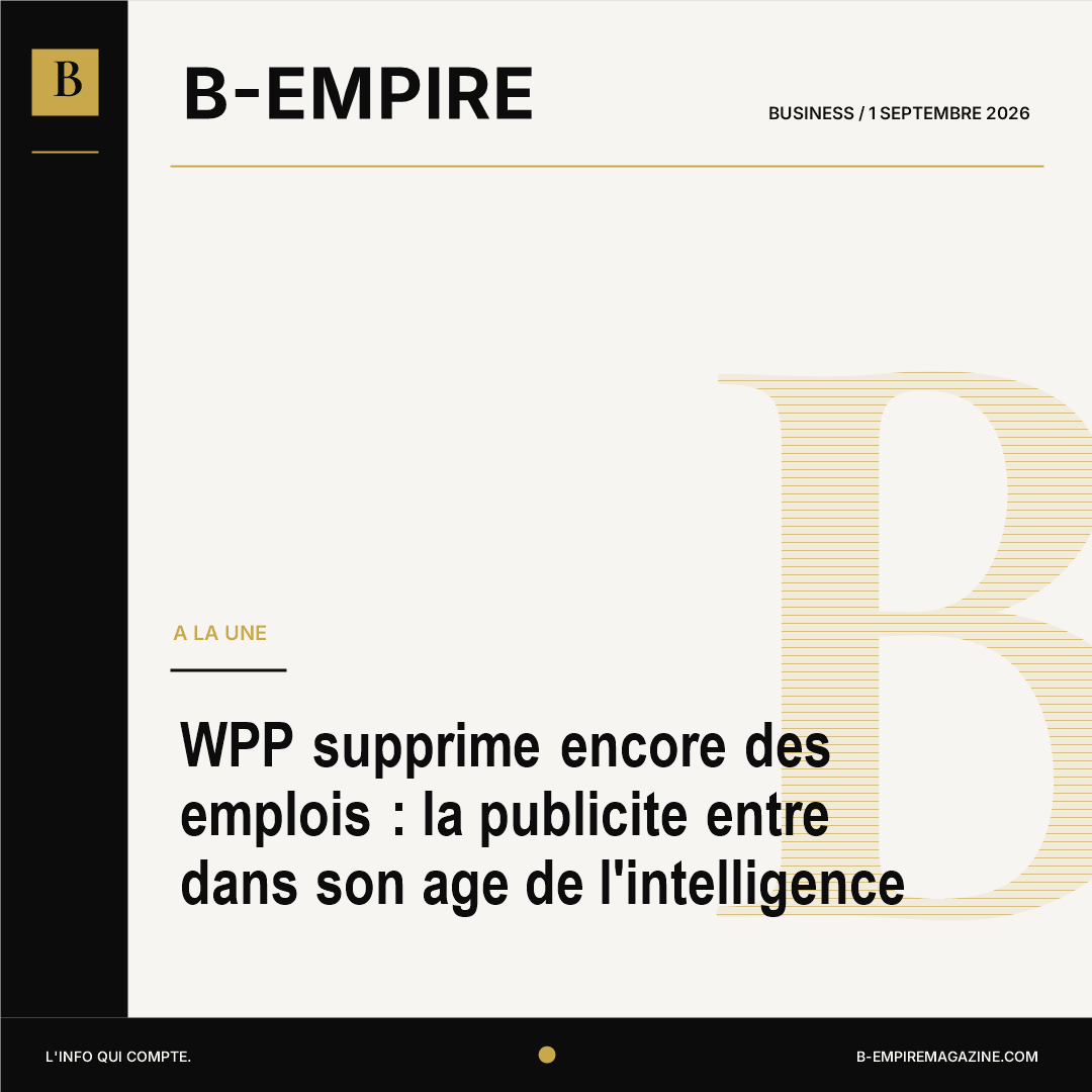 WPP supprime encore des emplois : la publicite entre dans son age de l'intelligence