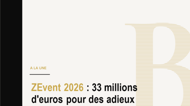 ZEvent 2026 : 33 millions d'euros pour des adieux historiques
