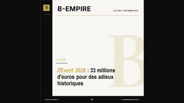 ZEvent 2026 : 33 millions d'euros pour des adieux historiques