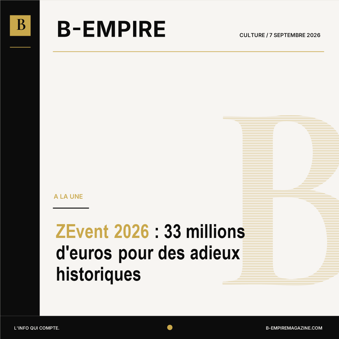 ZEvent 2026 : 33 millions d'euros pour des adieux historiques