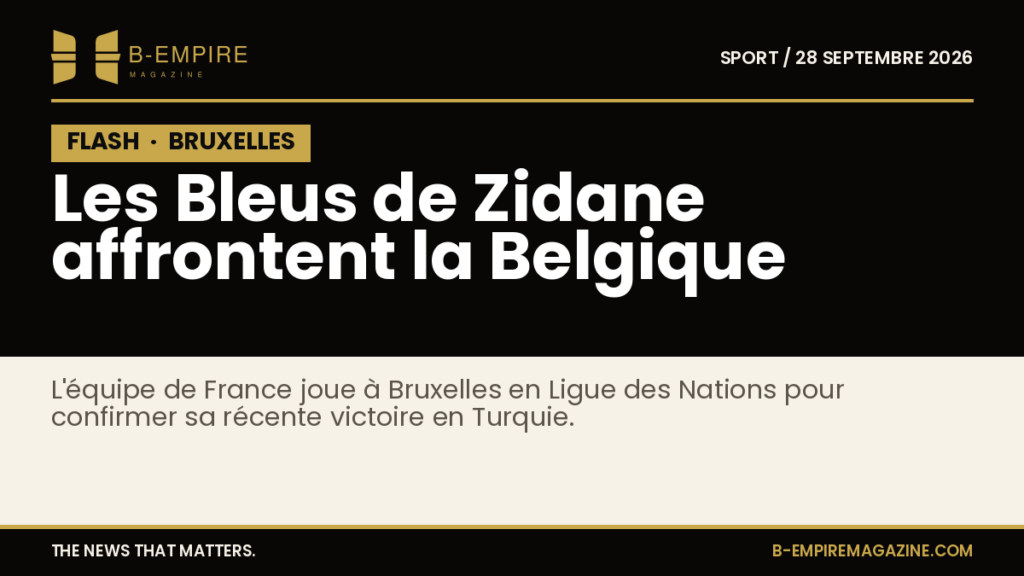Photo d'équipe des Bleus de football dirigée par Zinédine Zidane sur un terrain de football