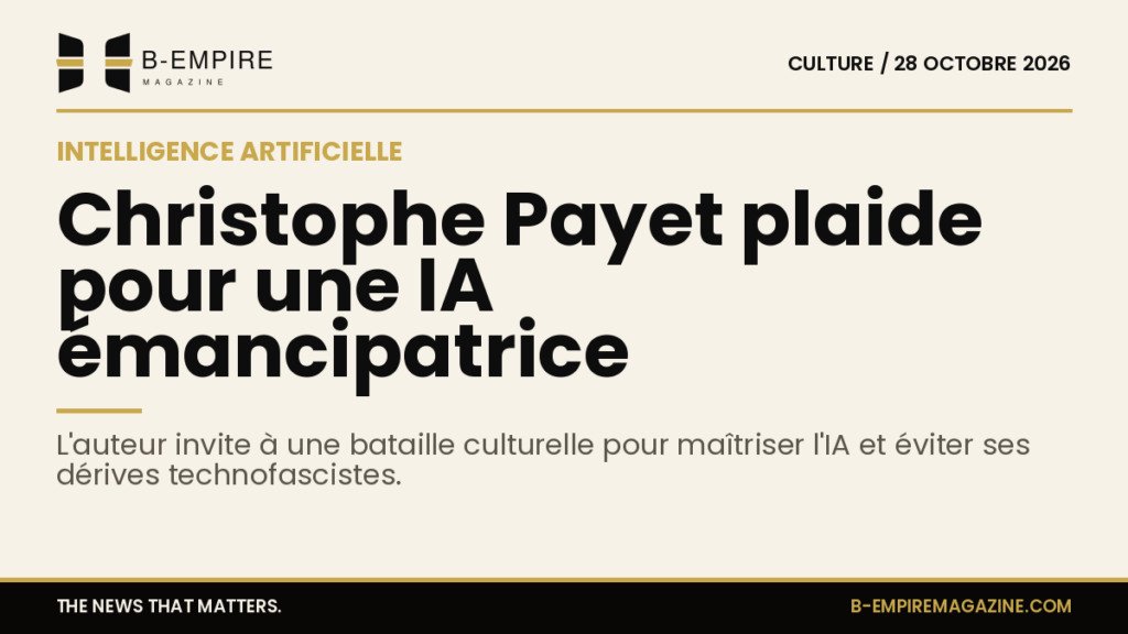 Couverture du livre GuérillIA de Christophe Payet avec un design sobre et typographie moderne.