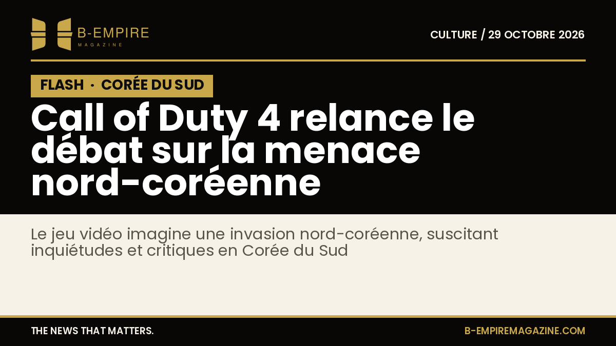 Image du jeu vidéo Call of Duty Modern Warfare 4 montrant un soldat en action dans un décor urbain