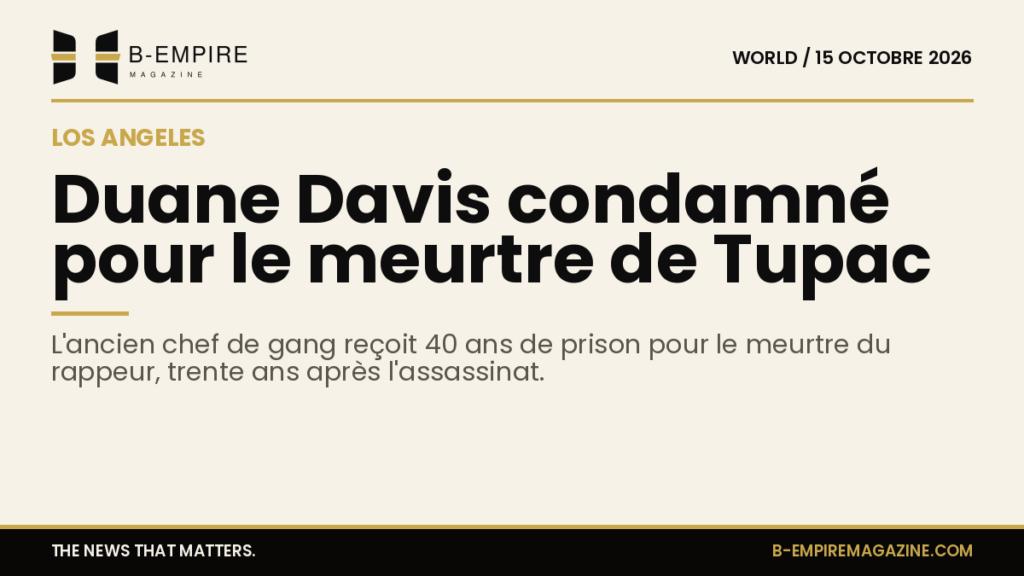 Portrait sobre en noir et blanc de Duane Davis avec titre et texte sur fond papier couleur crème.