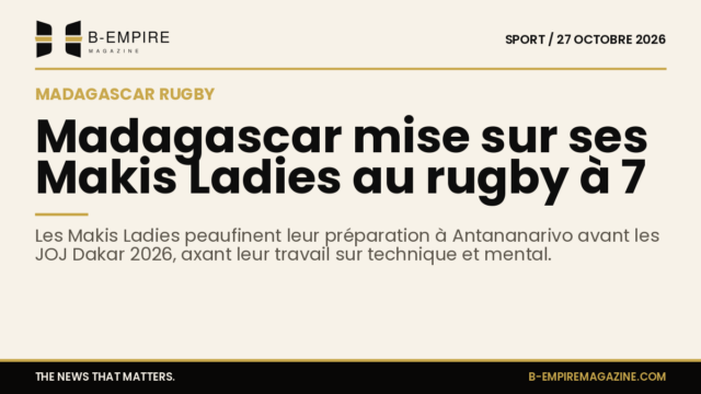 L'équipe féminine de rugby à 7 de Madagascar, les Makis Ladies, en entraînement à Antananarivo