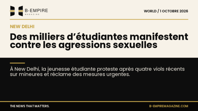 Manifestation de milliers d’étudiantes dans les rues de New Delhi pour dénoncer les agressions sexuelles